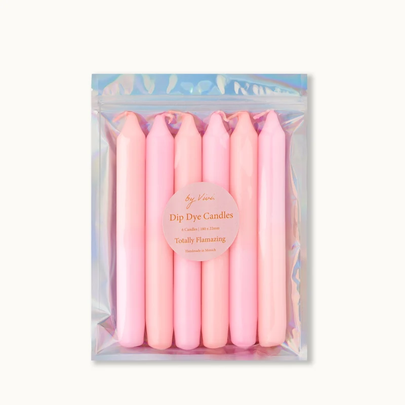 by Vivi Dip Dye Kerzen Set 6-teilig