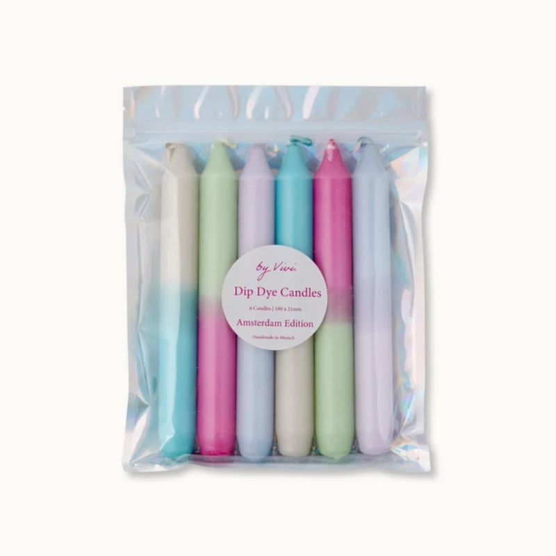 by Vivi Dip Dye Kerzen Set 6-teilig
