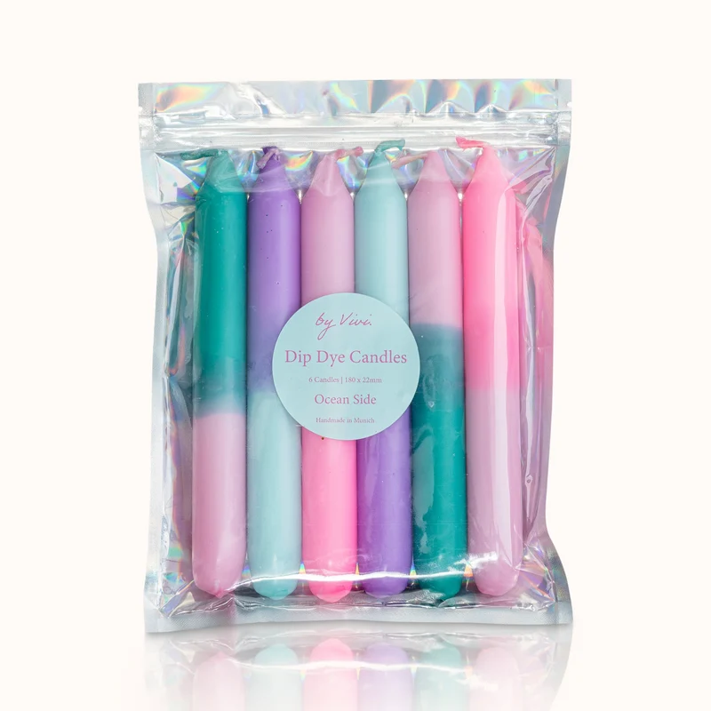 by Vivi Dip Dye Kerzen Set 6-teilig