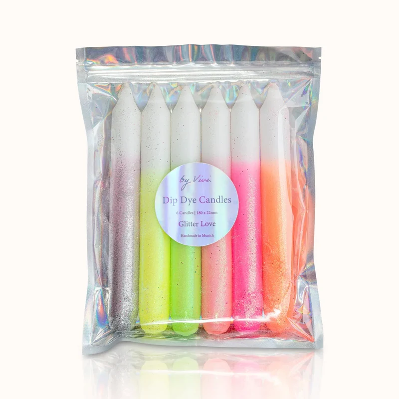 by Vivi Dip Dye Kerzen Set 6-teilig