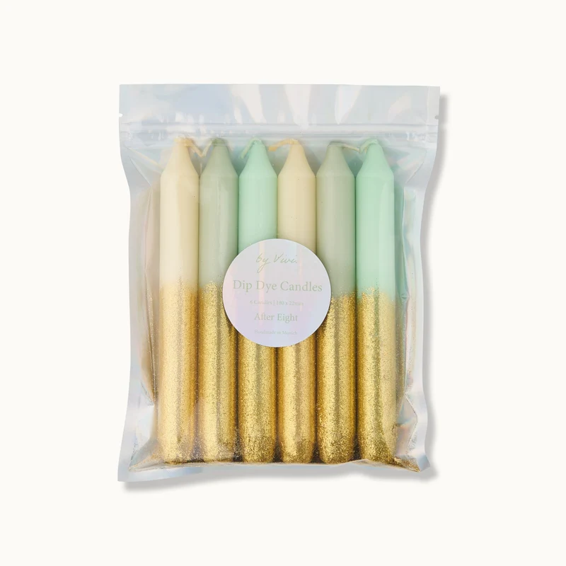 by Vivi Dip Dye Kerzen Set 6-teilig