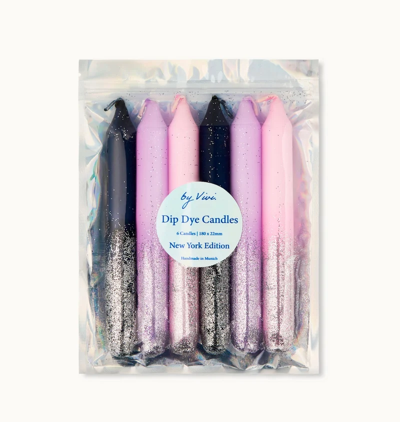 by Vivi Dip Dye Kerzen Set 6-teilig