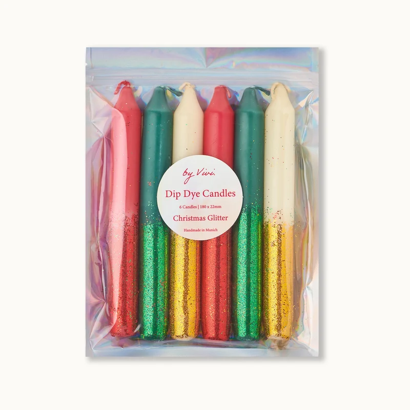 by Vivi Dip Dye Kerzen Set 6-teilig