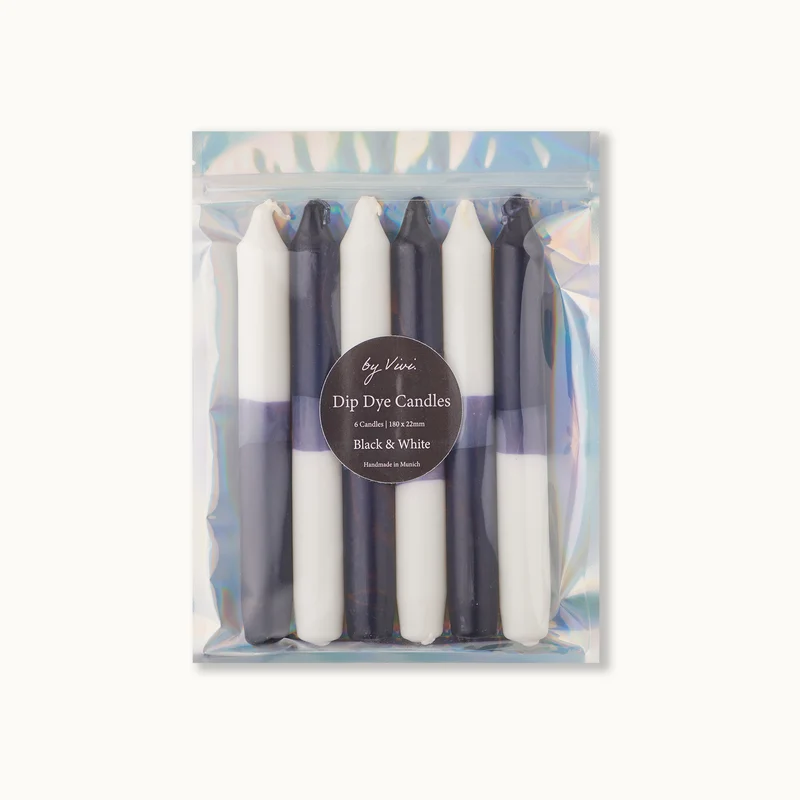 by Vivi Dip Dye Kerzen Set 6-teilig