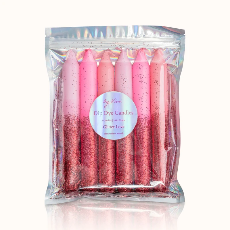 by Vivi Dip Dye Kerzen Set 6-teilig