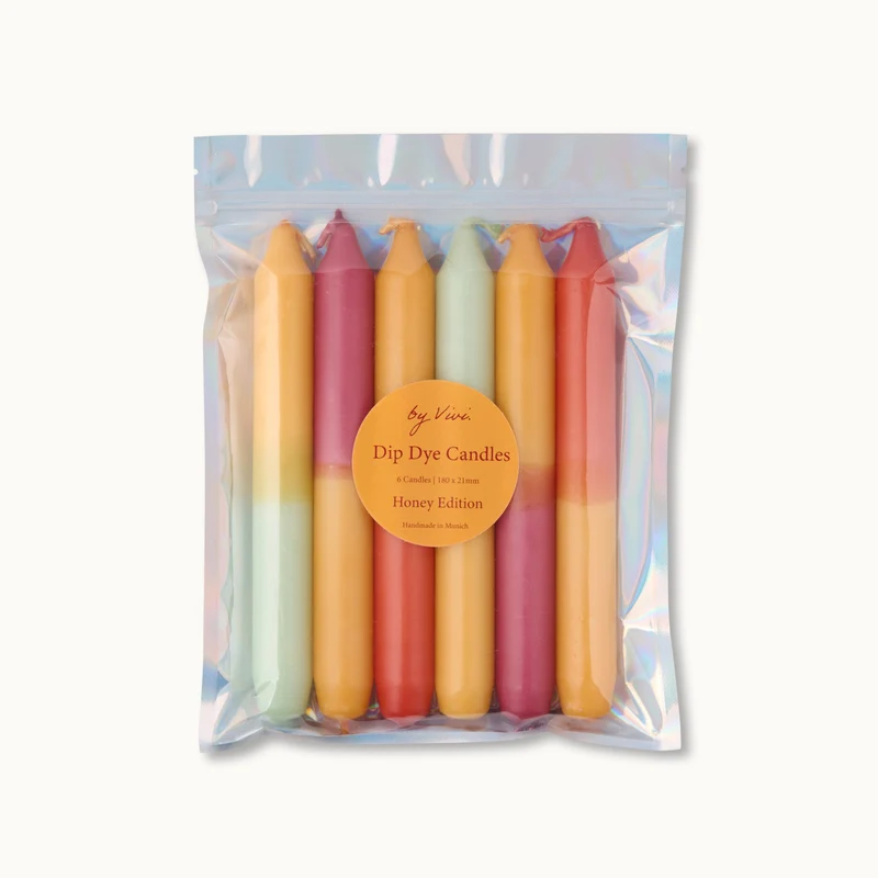 by Vivi Dip Dye Kerzen Set 6-teilig