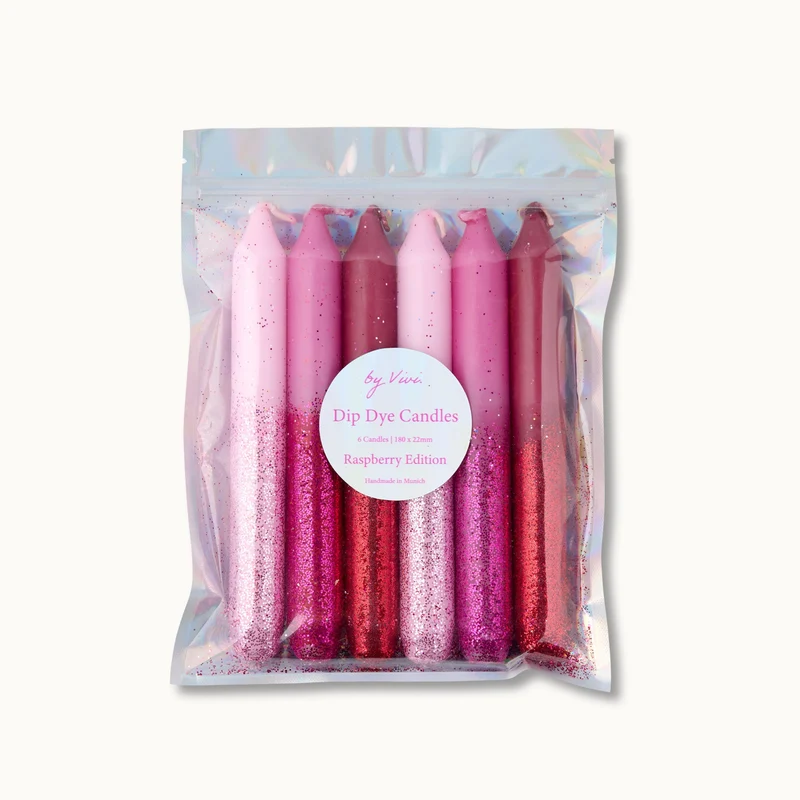 by Vivi Dip Dye Kerzen Set 6-teilig
