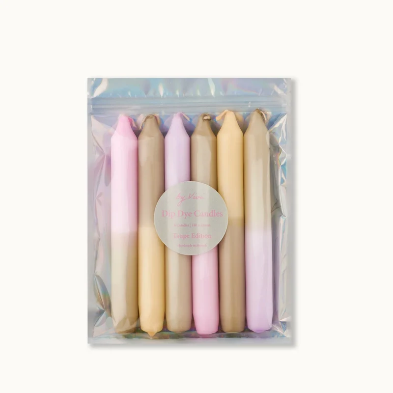 by Vivi Dip Dye Kerzen Set 6-teilig