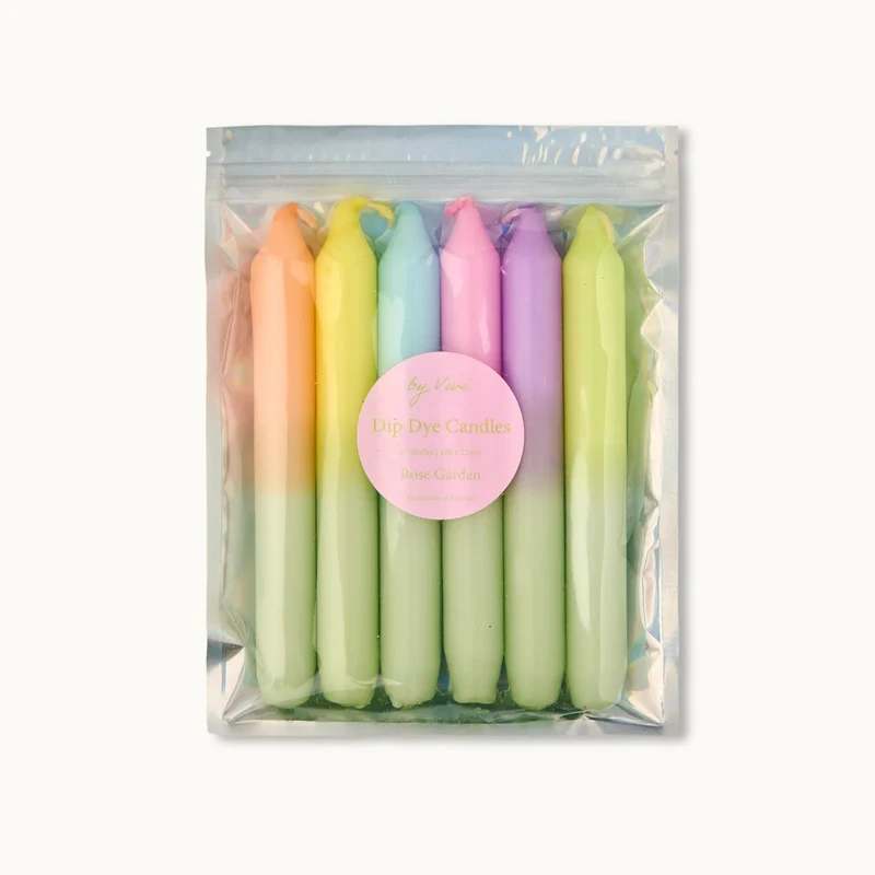 by Vivi Dip Dye Kerzen Set 6-teilig