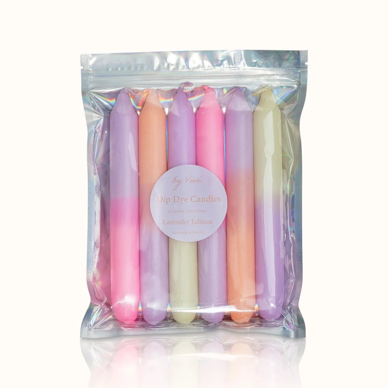 by Vivi Dip Dye Kerzen Set 6-teilig