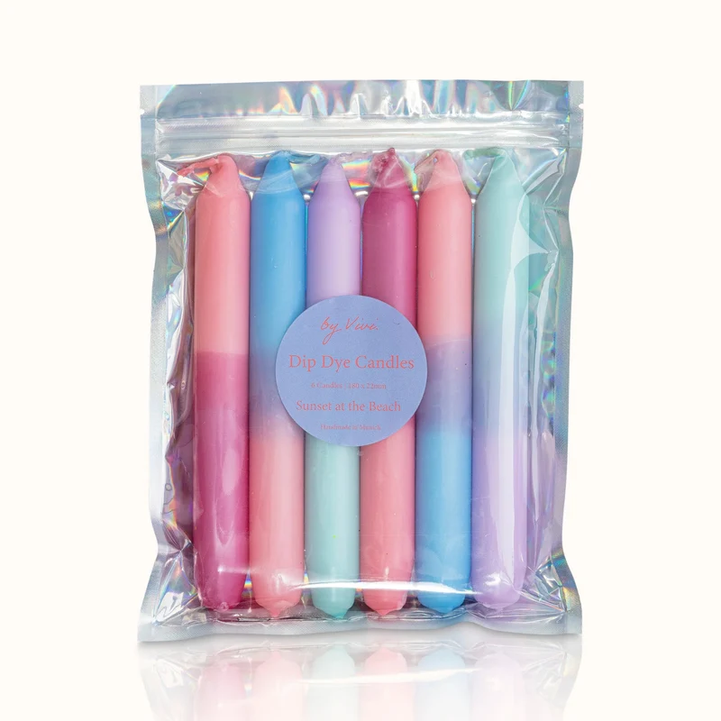 by Vivi Dip Dye Kerzen Set 6-teilig