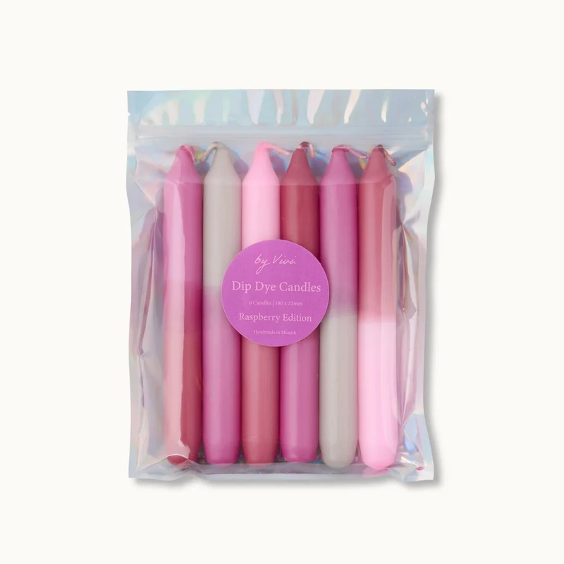 by Vivi Dip Dye Kerzen Set 6-teilig