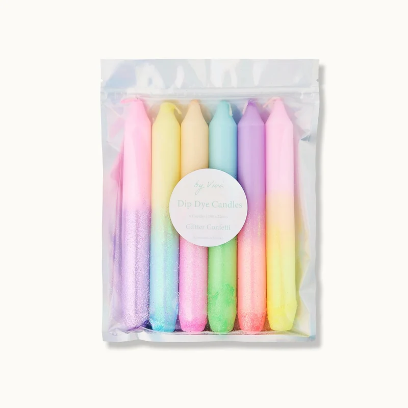 by Vivi Dip Dye Kerzen Set 6-teilig