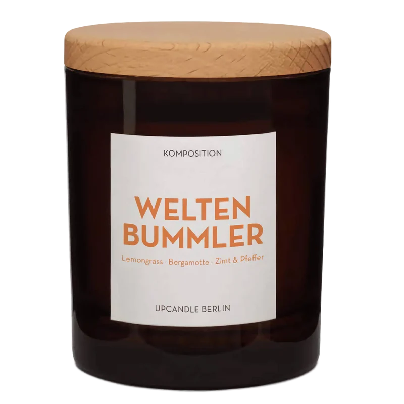UpCandle Duftkerze "Weltenbummler"
