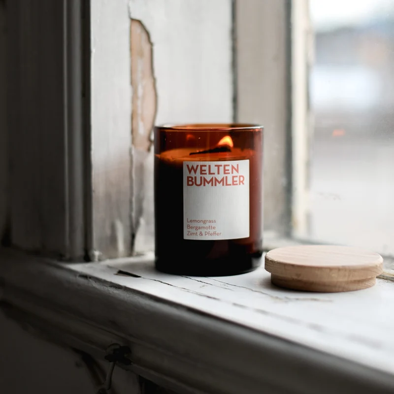 UpCandle Duftkerze "Weltenbummler"