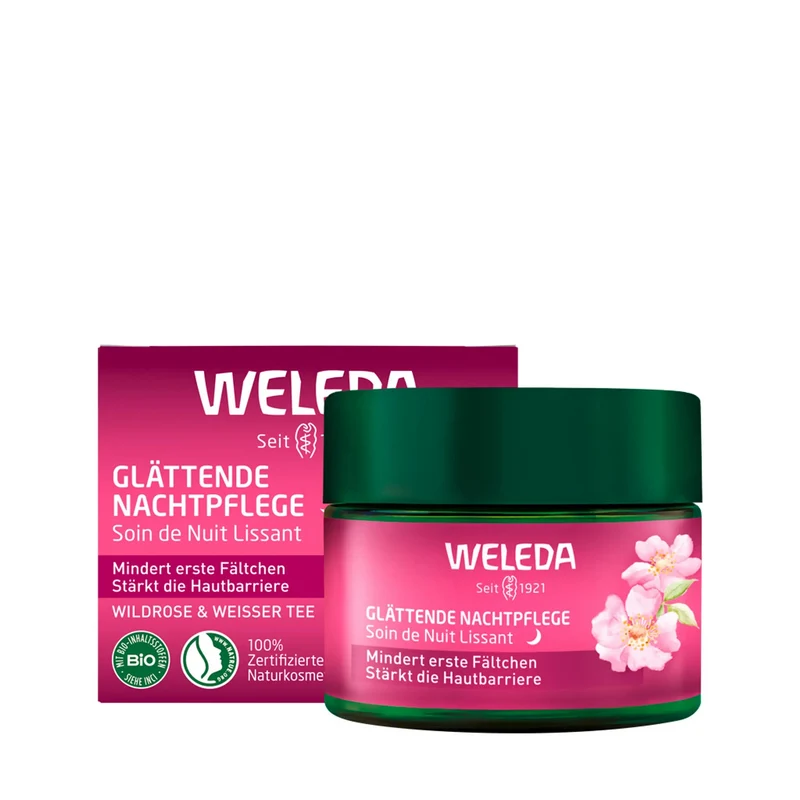 Weleda Glättende Nachtpflege Wildrose & Weißer Tee 40 g