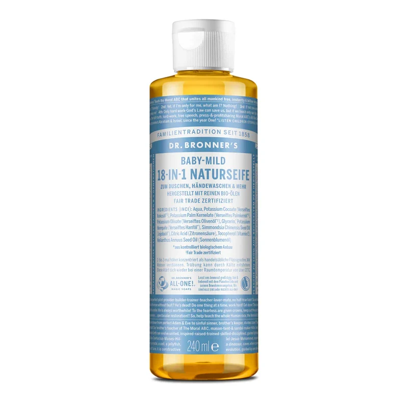 Dr. Bronner's Flüssigseife "18-in-1" Baby-Mild - verschiedene Größen