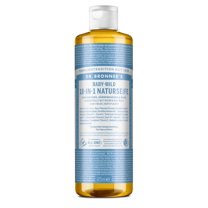 Dr. Bronner's Flüssigseife "18-in-1" Baby-Mild - verschiedene Größen