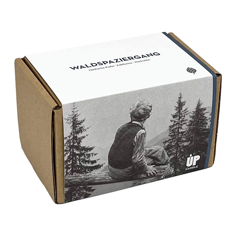 UpCandle Duftkerze "Waldspaziergang" + Nachfüller 400 g