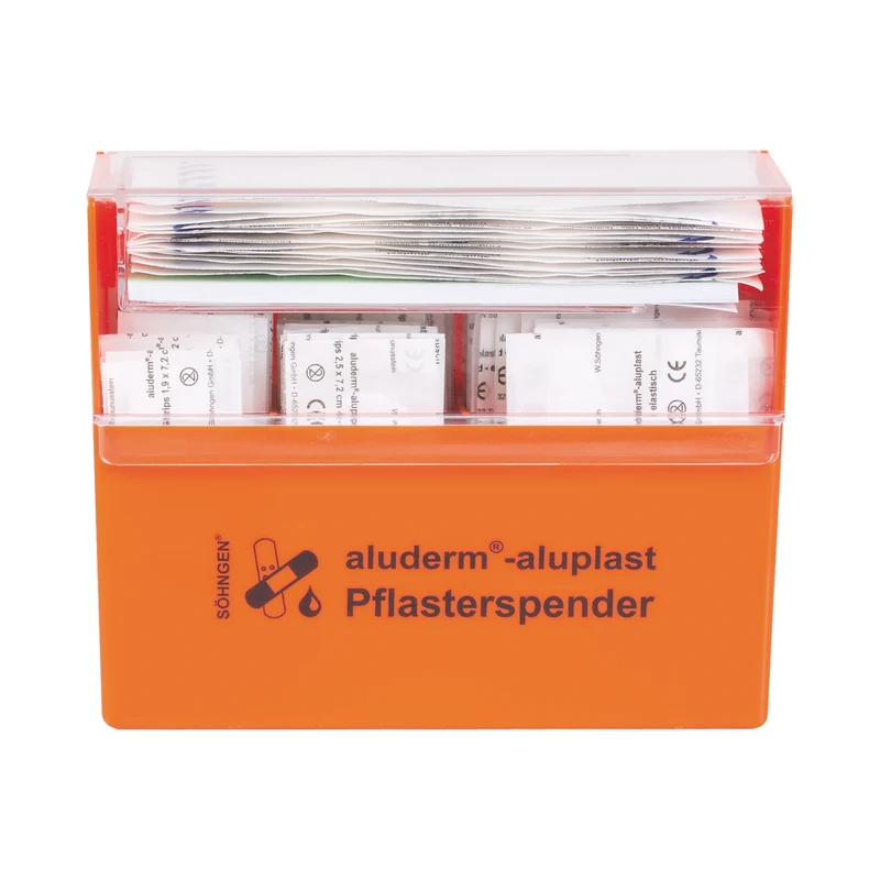 Pflasterspender aluderm®-aluplast gefüllt | Packung (1 Stück)