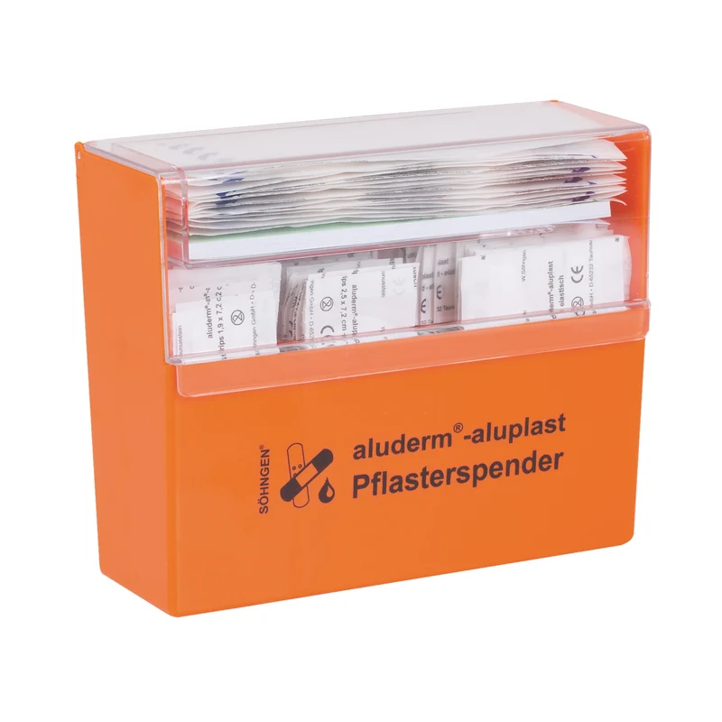 Pflasterspender aluderm®-aluplast gefüllt | Packung (1 Stück)