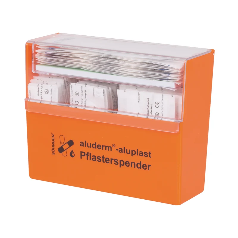 Pflasterspender aluderm®-aluplast gefüllt | Packung (1 Stück)