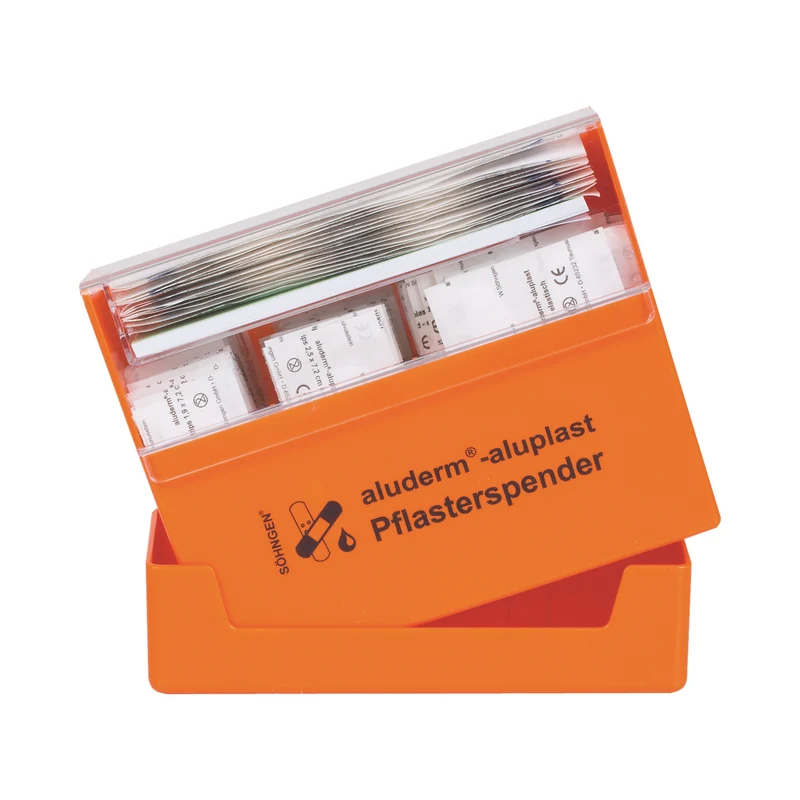 Pflasterspender aluderm®-aluplast gefüllt | Packung (1 Stück)