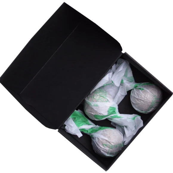 STUDIOLAUBE Saatgut Geschenkebox "Blumenkugeln" 3er-Set