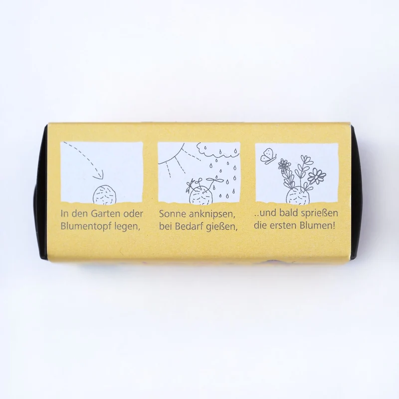 STUDIOLAUBE Saatgut Geschenkebox "Blumenkugeln" 3er-Set