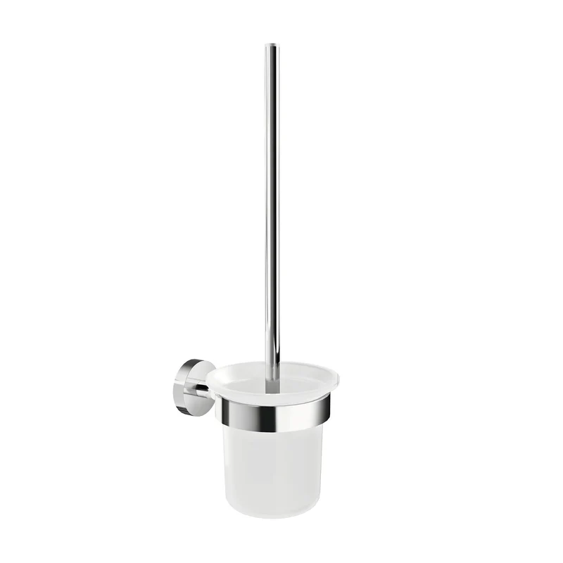 tesa SMOOZ Toilettenbürste, selbstklebend, verchromtes Metall | 1 Stück