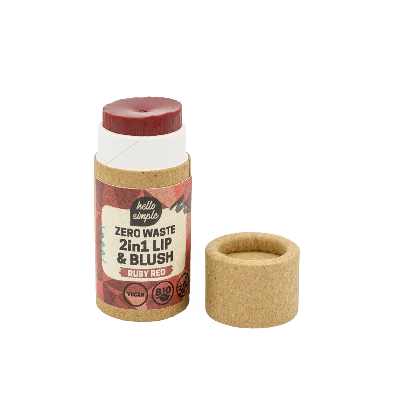 hello simple Zero Waste 2in1 Lip & Blush "RUBY RED" 5 g