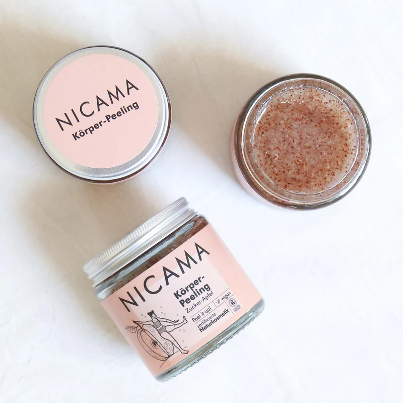 NICAMA Körper-Peeling Zucker-Apfel 140 g