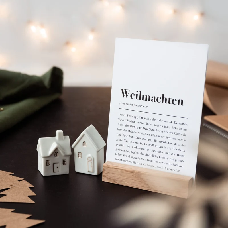 aemmi Postkartenständer aus Eiche