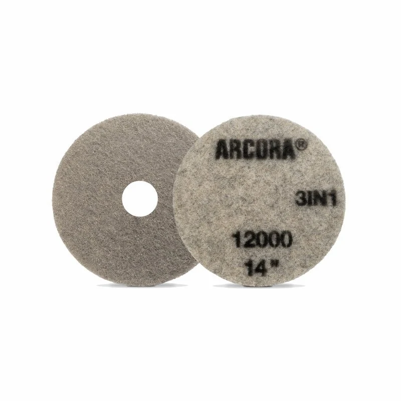 ARCORA SUNSHINE ProPAD 3IN1 Reinigungs- und Polierpad grau