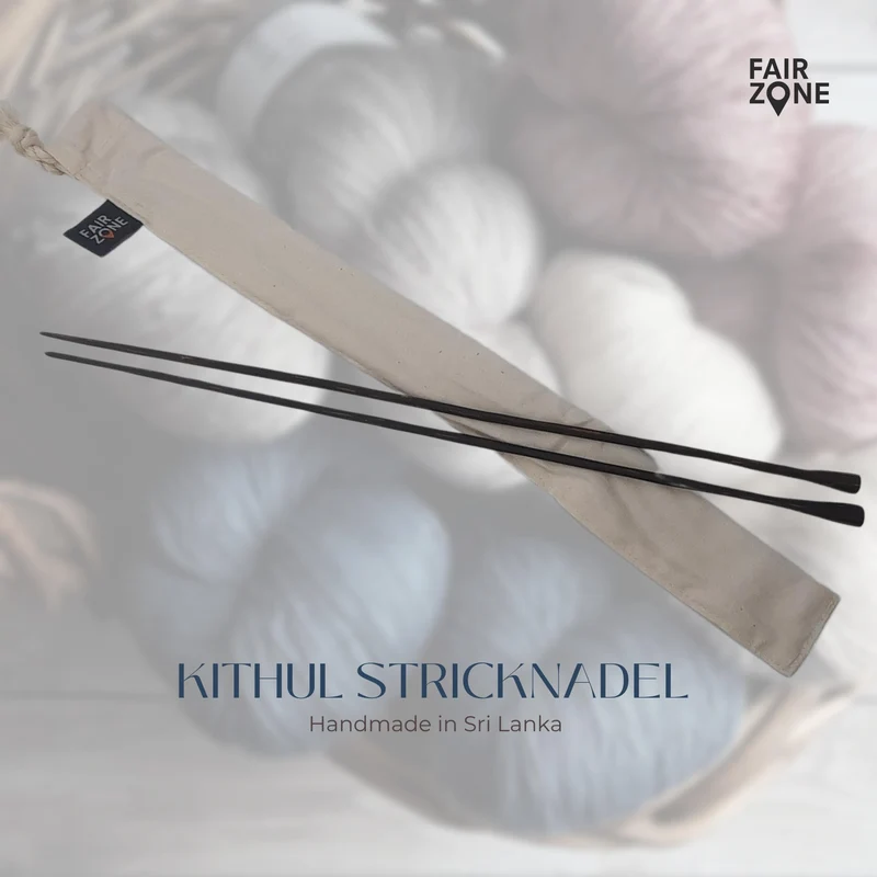 FAIR ZONE Stricknadeln inkl. Tasche "Khitul"