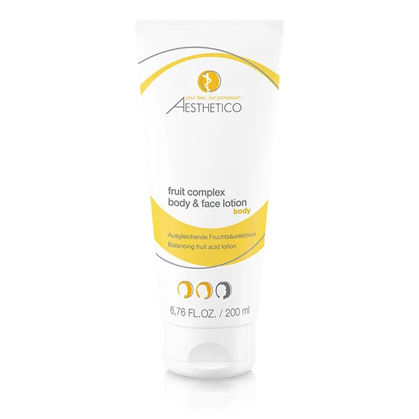 AESTHETICO fruit complex body & face lotion - Ausgleichende leichte Fruchtsäurelotion