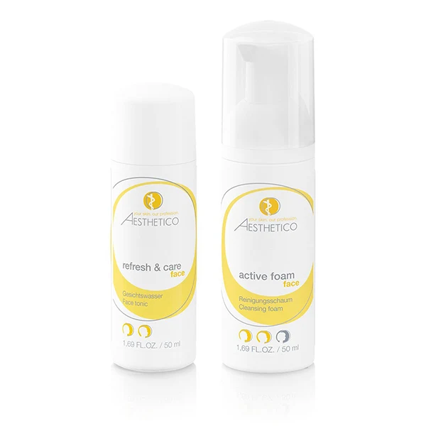 AESTHETICO Reiseset (refresh & care + aktive foam)
