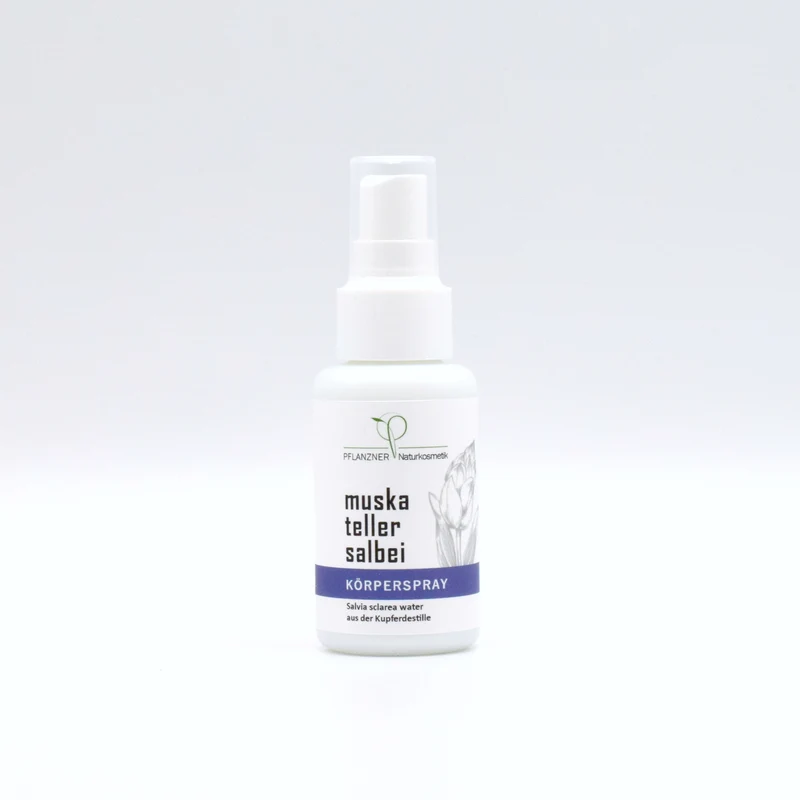 PFLANZNER Naturkosmetik Hydrolat Körperspray "Muskatellersalbei"