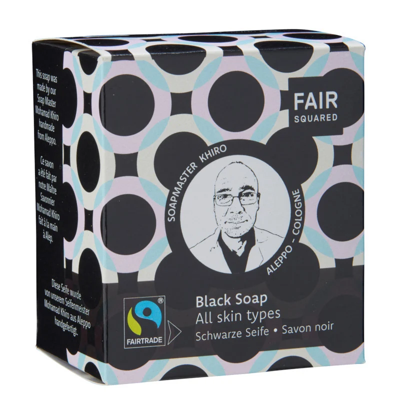 FAIR SQUARED Black Soap 2x80 g