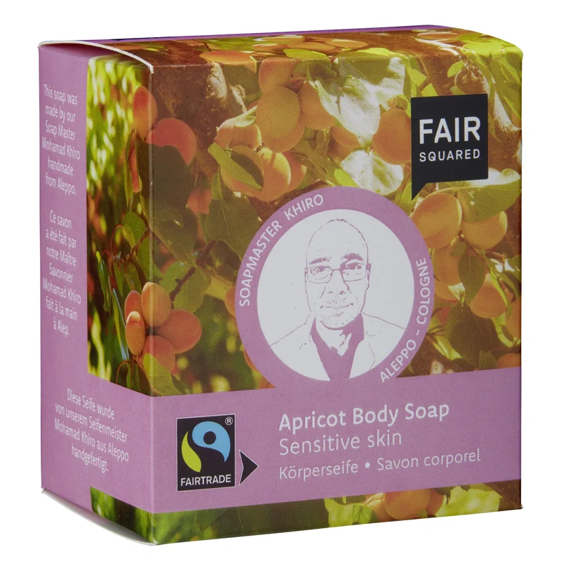 FAIR SQUARED Apricot Body Soap Sensitive Skin 2 x 80 g