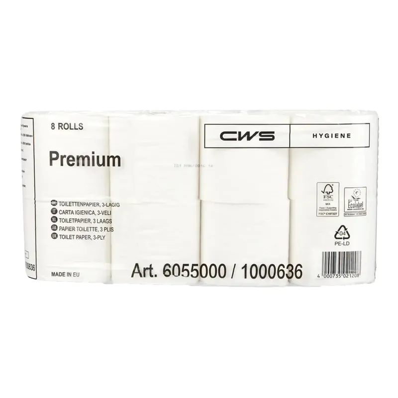 CWS Toilettenpapier Supersoft | Karton (64 Rollen)