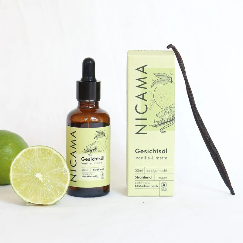 NICAMA Gesichtsöl Vanille-Limette 50 ml