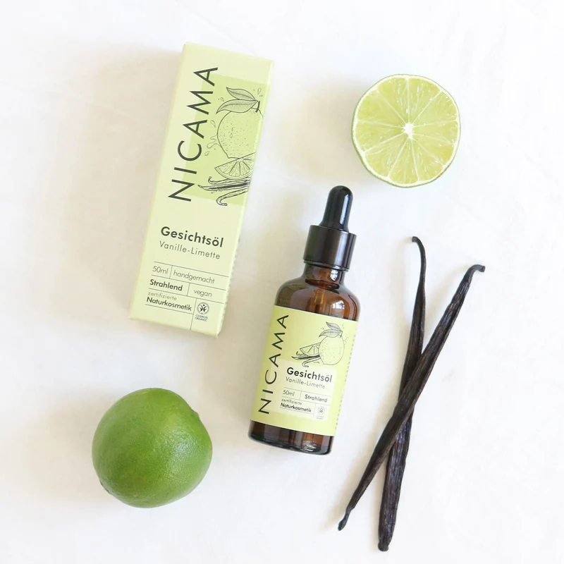NICAMA Gesichtsöl Vanille-Limette 50 ml