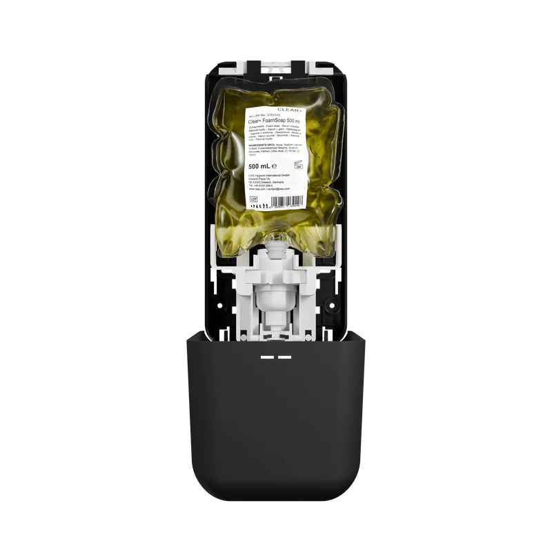 CWS Clear+ EcoBlack Seifenspender 500ml und 1000ml | 1 Stück