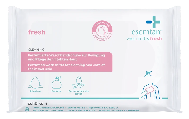 esemtan wash mitts fresh 8 ST SP | Packung (8 Stück)