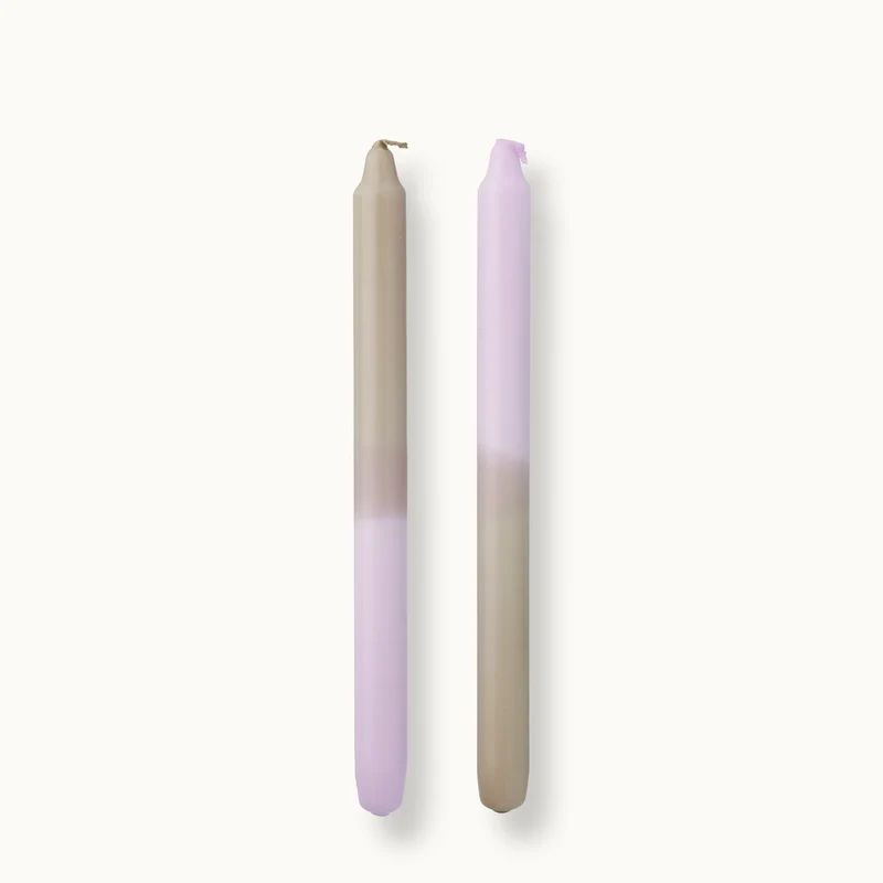 by Vivi Dip Dye Kerze "Lavender"