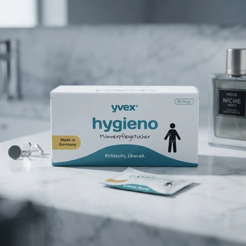 yvex® hygieno (25 Männerpflegetücher)