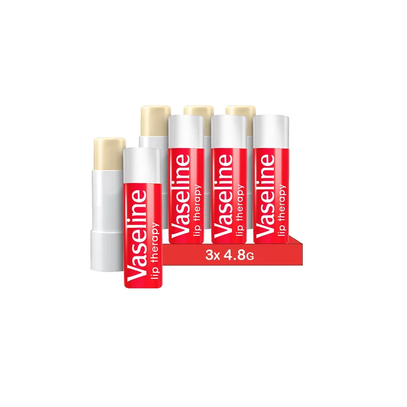 Vaseline Lip Therapy Rosy, Getönter Lippenbalsam, Lippenstift mit Mandel und Rosenöl