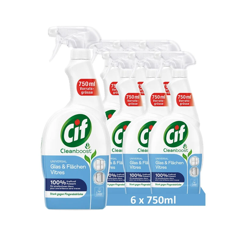 Cif Power & Shine, Glas und Flächen Reiniger