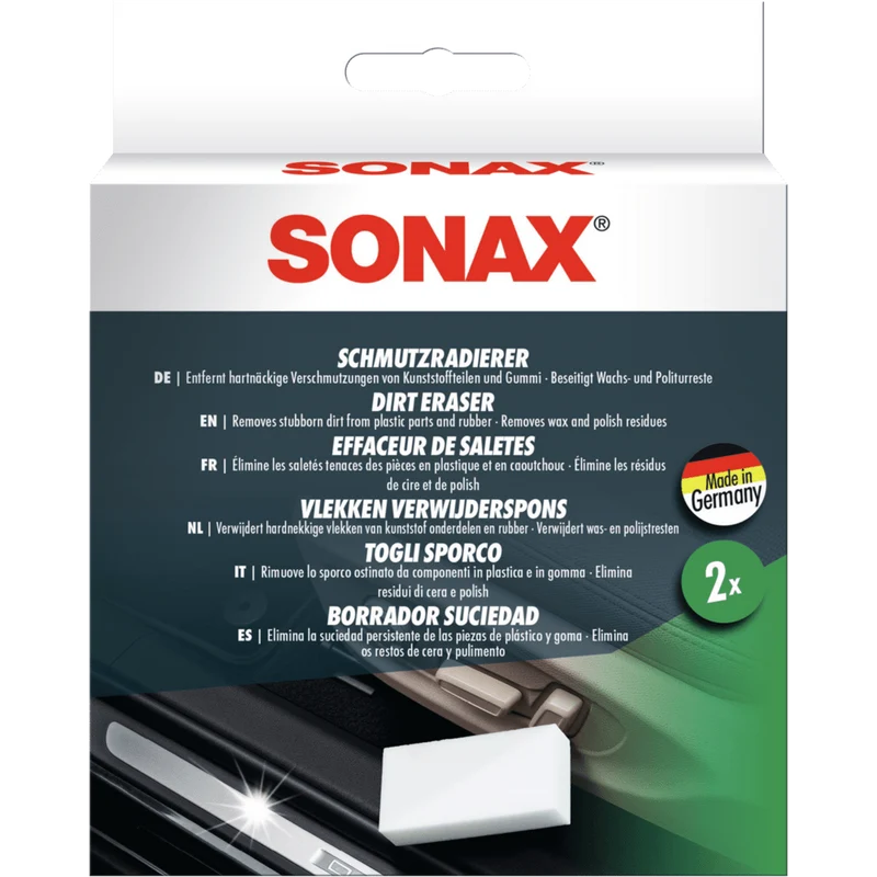 SONAX SchmutzRadierer | Packung (2 Stück)